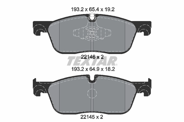 Set placute frana
