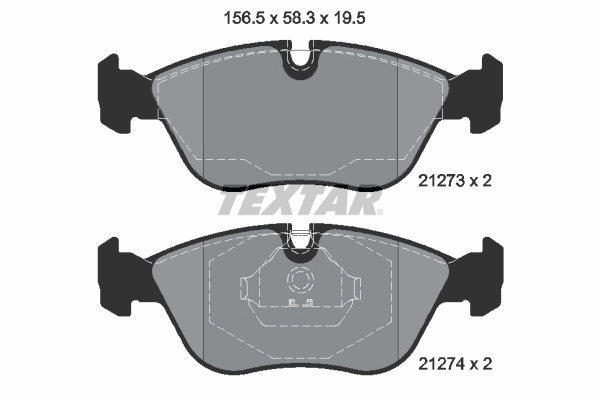 Set placute frana