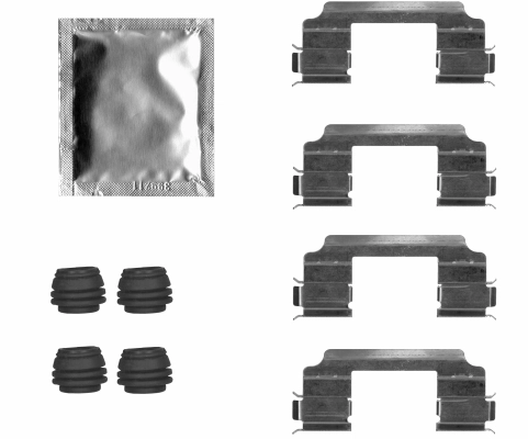 Set accesorii placute frana