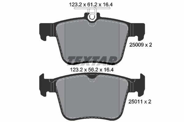 Set placute frana
