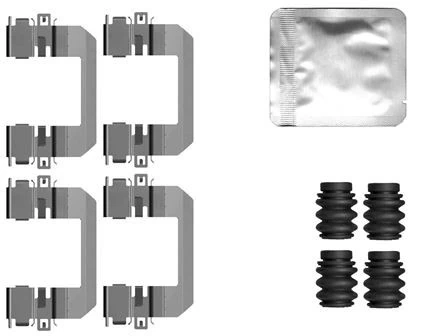Set accesorii, placute frana