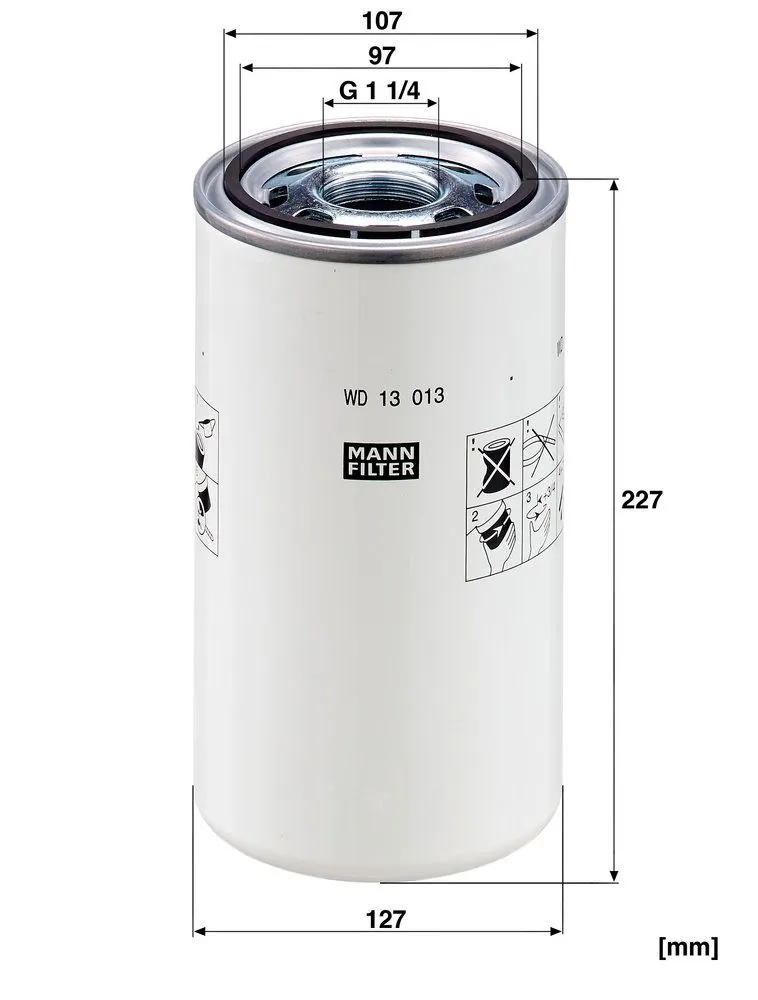 Filtru sistem hidraulic primar