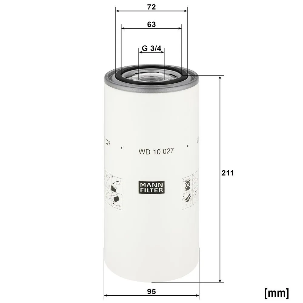 Filtru sistem hidraulic primar
