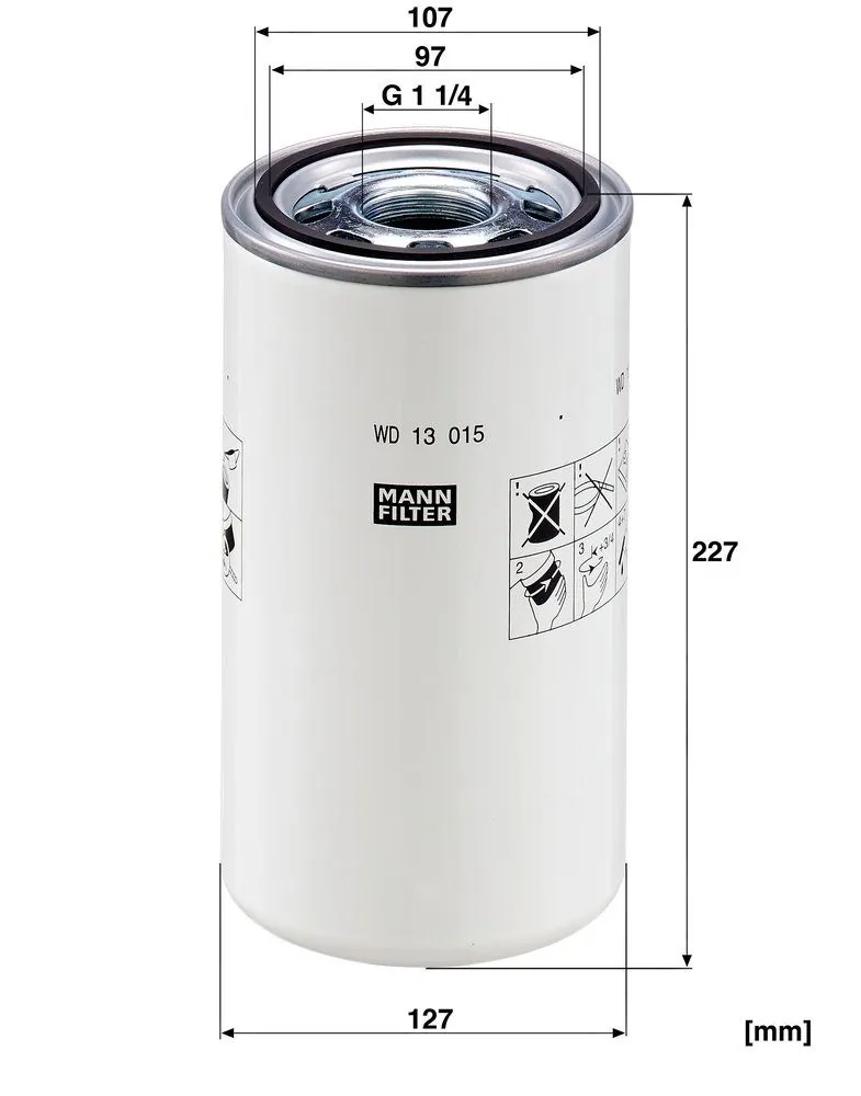 Filtru sistem hidraulic primar