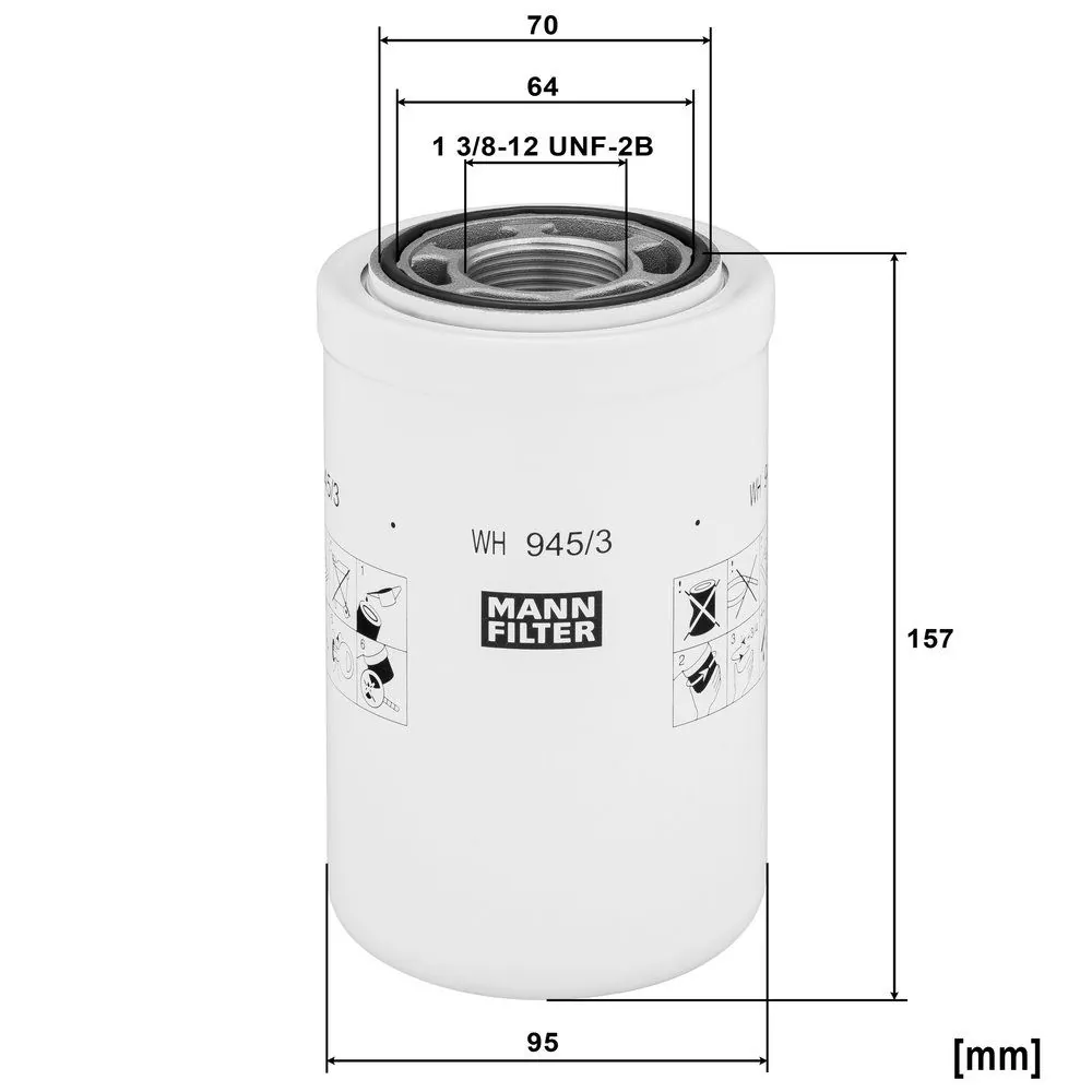 Filtru sistem hidraulic primar