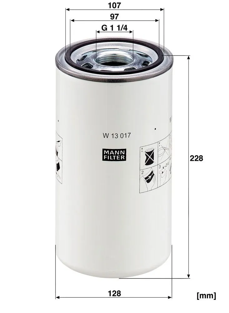 Filtru sistem hidraulic primar
