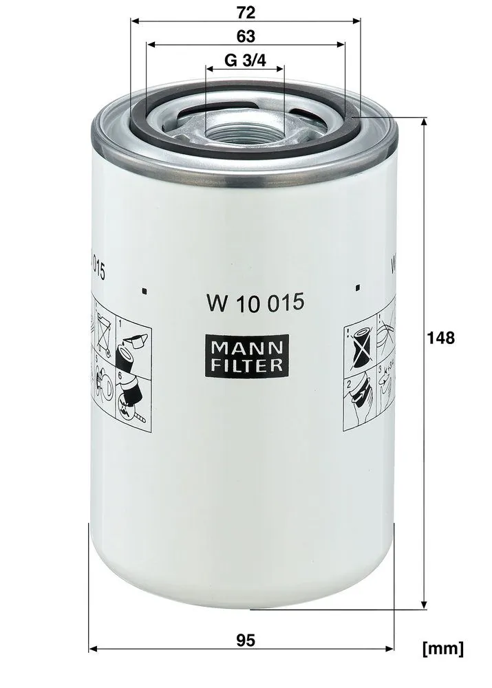 Filtru sistem hidraulic primar