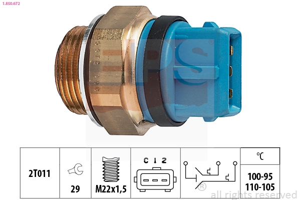 Comutator temperatura ventilator radiator
