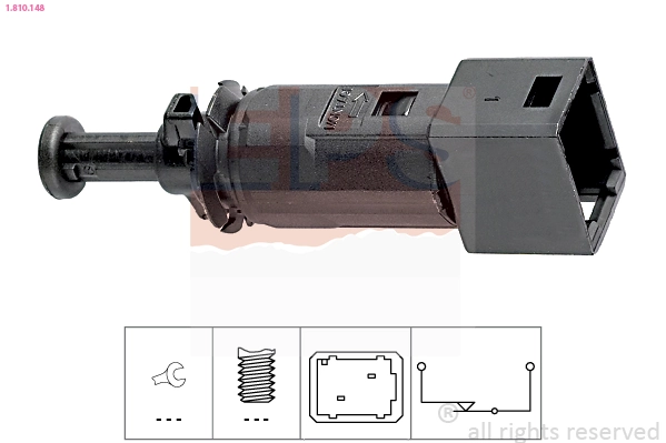 Comutator lumini frana