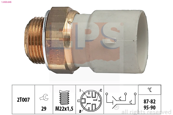 Comutator temperatura ventilator radiator
