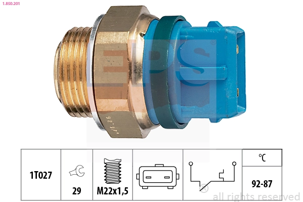 Comutator temperatura ventilator radiator