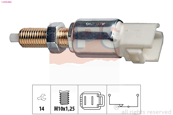 Comutator lumini frana