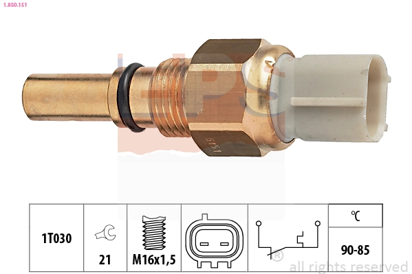 Comutator temperatura ventilator radiator