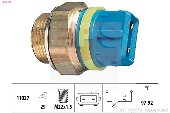 Comutator temperatura ventilator radiator
