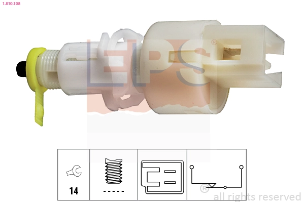 Comutator lumini frana
