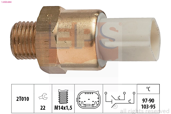 Comutator temperatura ventilator radiator
