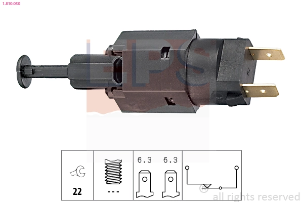 Comutator lumini frana
