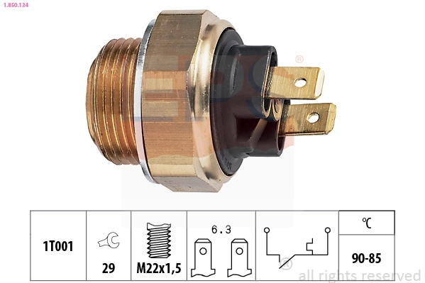 Comutator temperatura ventilator radiator