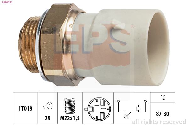 Comutator temperatura ventilator radiator