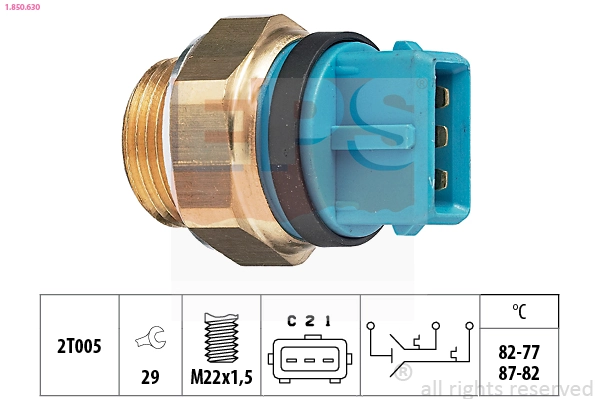 Comutator temperatura ventilator radiator