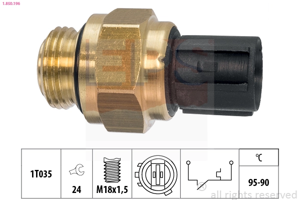 Comutator temperatura ventilator radiator