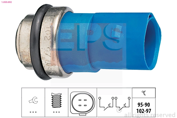 Comutator temperatura ventilator radiator