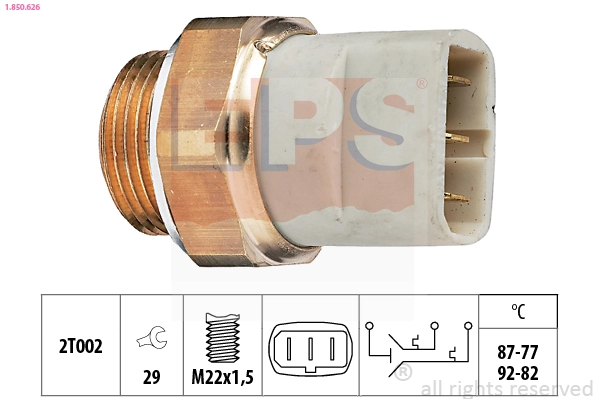 Comutator temperatura ventilator radiator