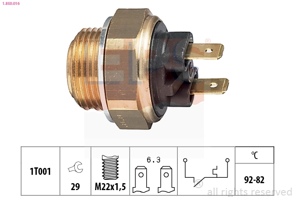 Comutator temperatura ventilator radiator