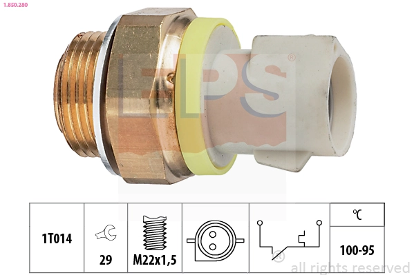 Comutator temperatura ventilator radiator
