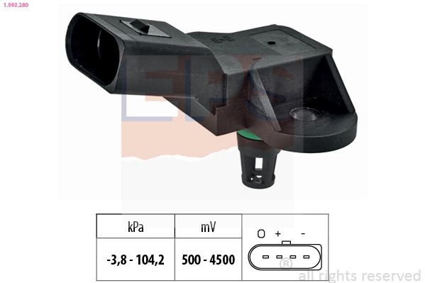 Senzor presiune amplificare frane