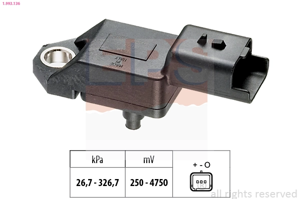 Senzor presiune aer