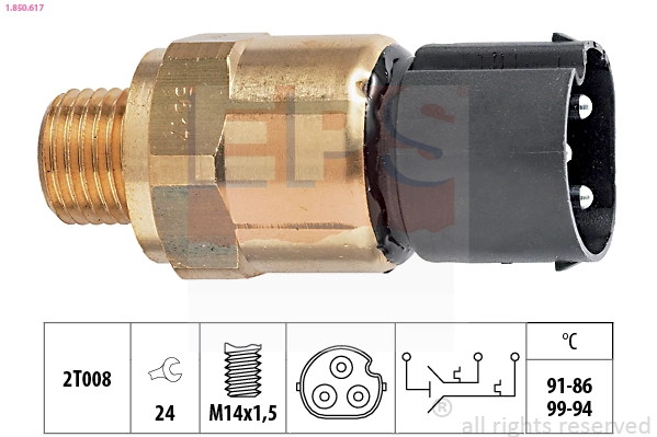 Comutator temperatura ventilator radiator