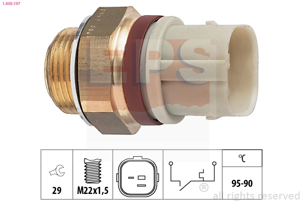 Comutator temperatura ventilator radiator