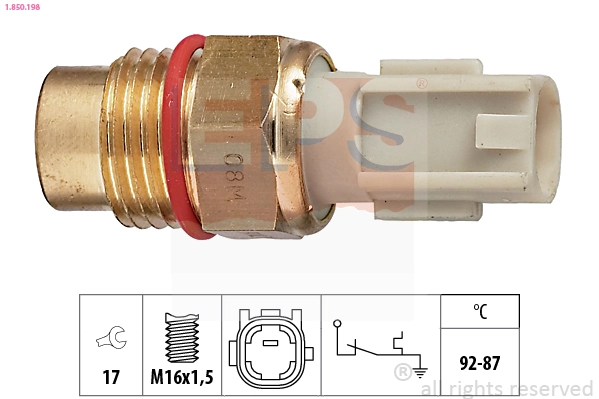 Comutator temperatura ventilator radiator