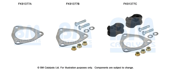 Set montaj catalizator