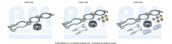 Set montaj catalizator