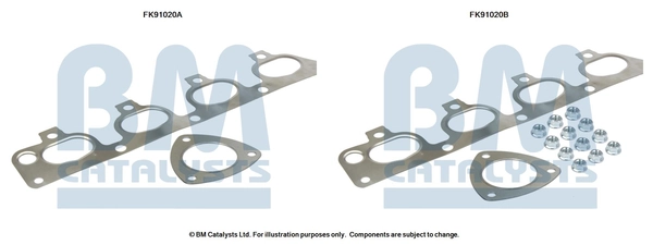 Set montaj catalizator