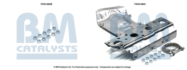 Set montaj catalizator