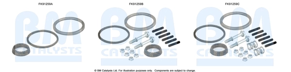 Set montaj catalizator