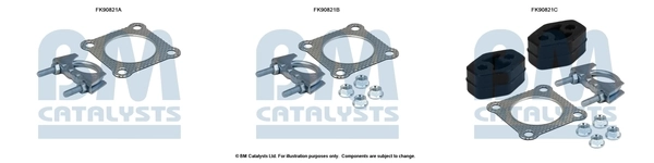 Set montaj catalizator