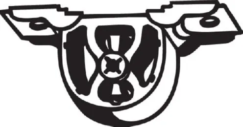 Banda cauciuc, sistem de esapament