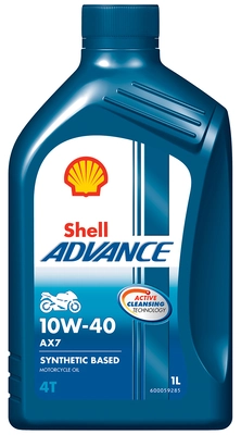 Ulei de motor SHELL Advance 4T AX7 10W-40 1L