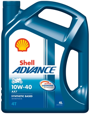 Ulei de motor SHELL Advance 4T AX7 10W-40 4L