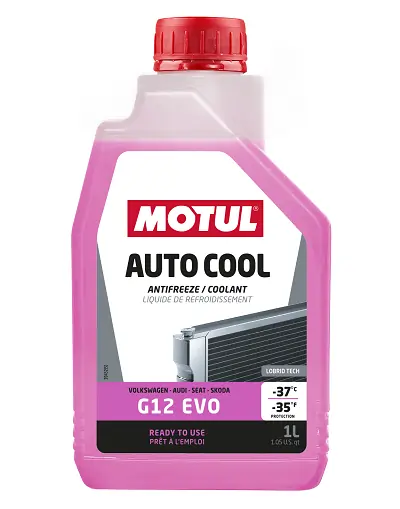 Antigel MOTUL Auto Cool G12 Evo -37°C 1L