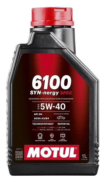 Ulei de motor MOTUL 6100 Syn-Nergy 5W-40 1L