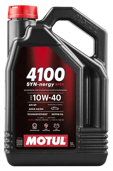 Ulei de motor MOTUL 4100 Syn-Nergy 10W-40 5L