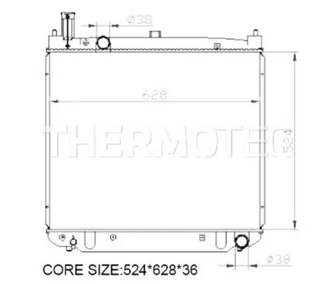 Radiator racire motor