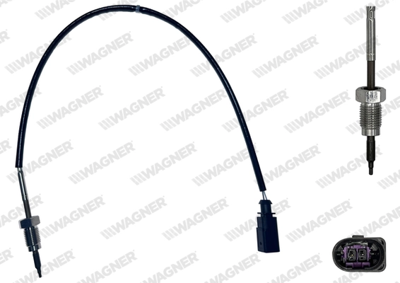 Senzor temperatura gaze evacuare