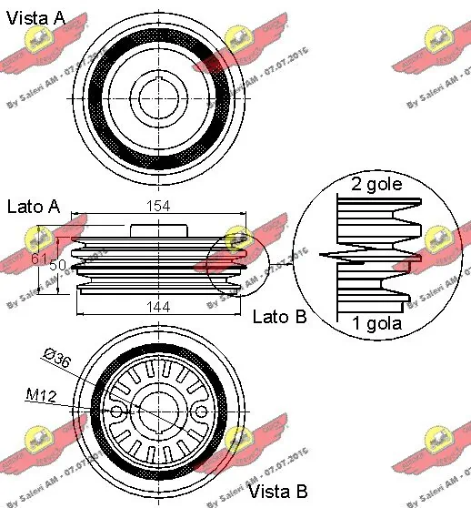 Fulie arbore cotit / vibrochen