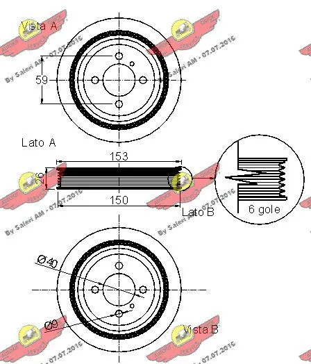 Fulie arbore cotit / vibrochen